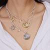 New Fashion Shell Starfish Choker Necklaces Pearl Statement Necklaces For Women Beach
