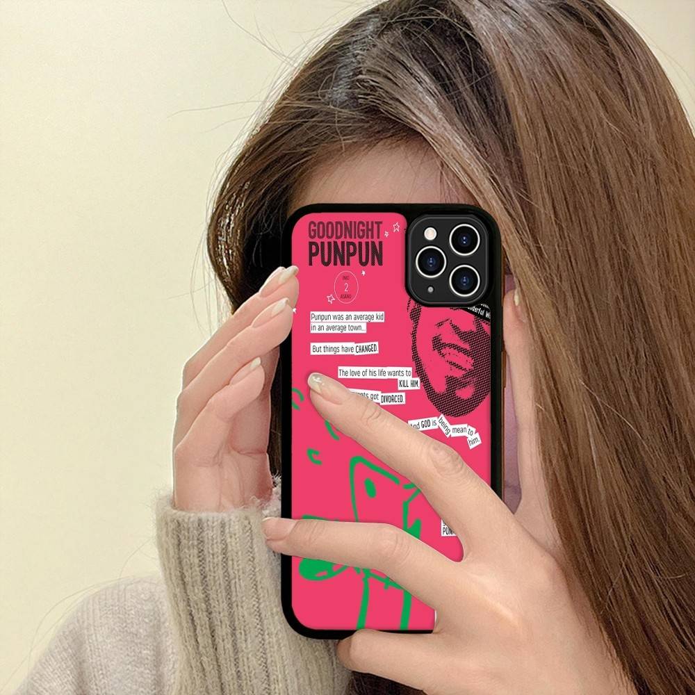 Goodnight Punpun Hot Comics For IPhone 11 12 13 14 15 16 17 Pro Max Plus TPU+PC Shockproof Back Phone Cases