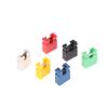 100Pcs Pitch Jumper Shorted Cap & Headers & Wire Housings 2.54Mm Shunt Shorting Block Pin Connector Cap