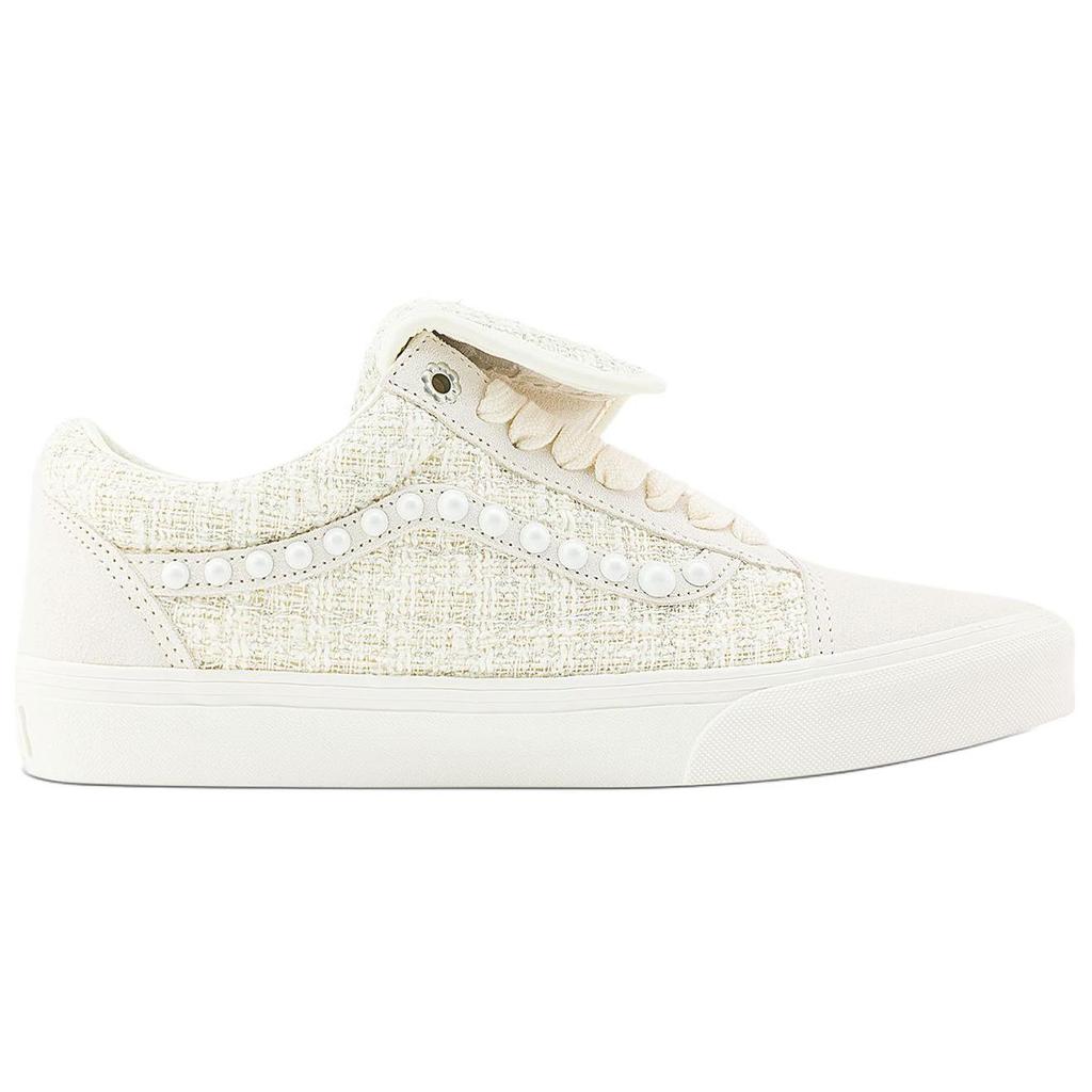 Vans Zhang Quan Schlangenjahr Limitierte X Old Skool Lässige Low-Top Skateschuhe Unisex Sneaker Weiß VN000EEMQC5