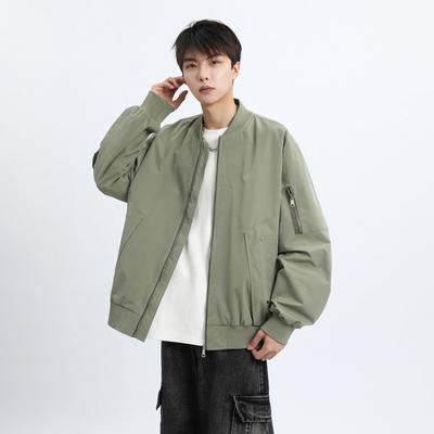 Baseball Jacket Autumn Men's Vintage Loose Fattened Plus Outdoor Casual Jacket