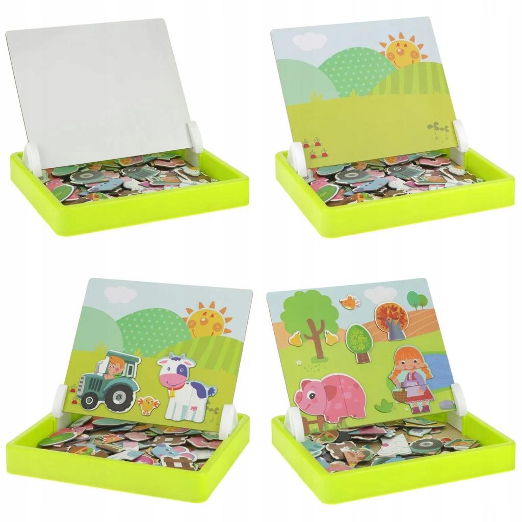 Magnetic Dry-erase Board Animal Farm Puzzle Zkb