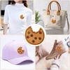 Cartoon Biscuits Embroidery Cloth Stickers Computer Embroidery Chapter Boy Ironing Funny Eye Beads Embroidery Stickers Decorative Patch Stickers