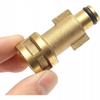 Adapter Bayonet 1/4""F Do Myjki Ciśnieniowej – Wysoka Wytrzymałość 160 Bar | Odporność Na Temperaturę Do 60°C | Mosiądz