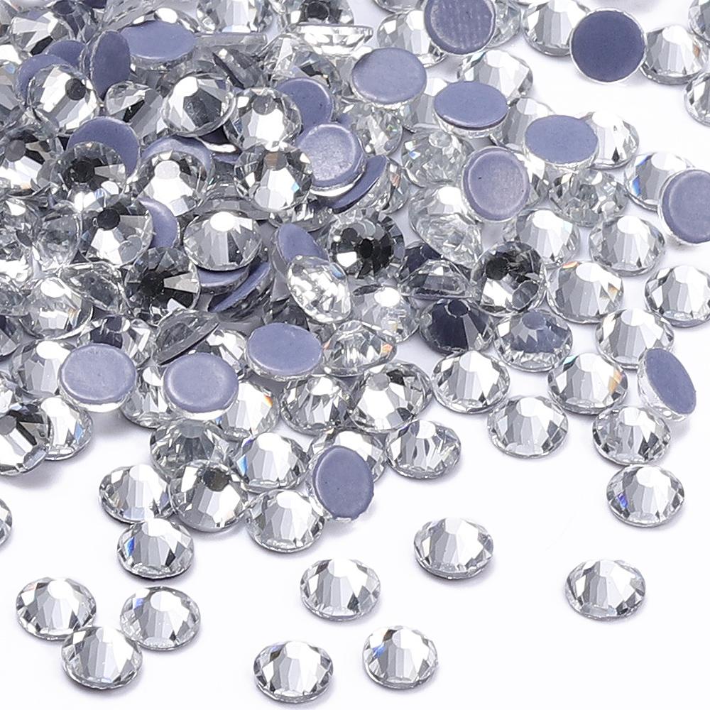 Hotfix Glass Rhinestone Crystal AB Effect High Quality Rhinestones Bulk Crystals Stones Garment Accessories for Clothing