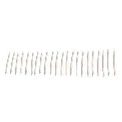 22 Pcs Guitar Fret 2.2mm White Copper Fret Wires Replacement Parts for Acoustic Guitars