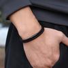 New Minimalist Keel Rope Bracelet For Men Bilayer Wrap Braslet Bangle Homme Nautical Braclet Gifts For Him Pulseria Joias