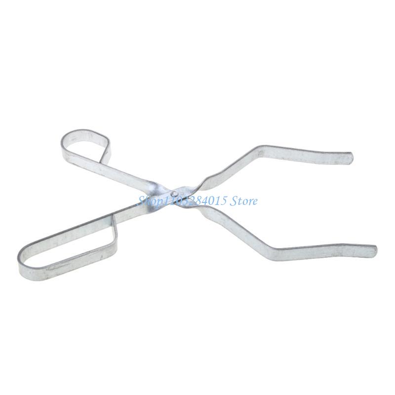 R6FF Lab Flask Beaker Clips Metal Beaker Tongs Laboratory Clip Tool for Chemistry