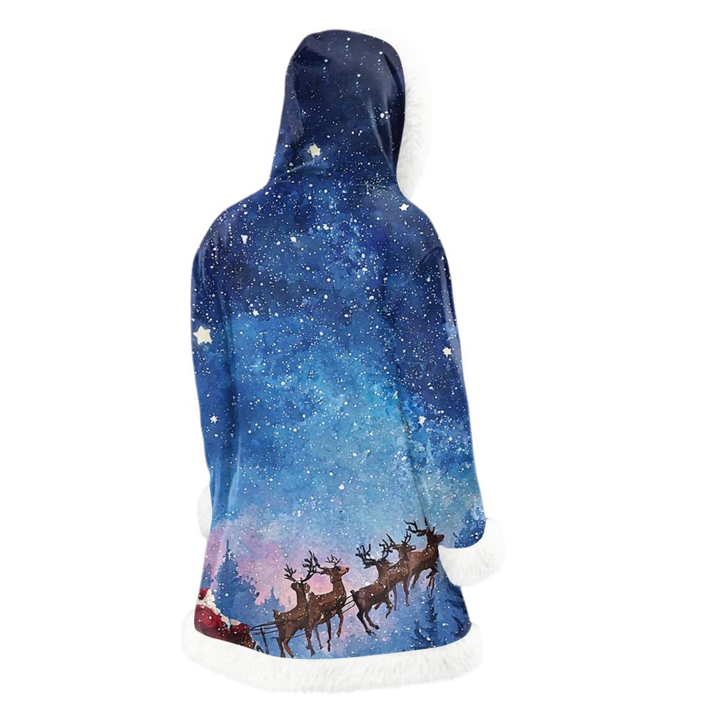 Pánská ležérní bunda s vánočním potiskem