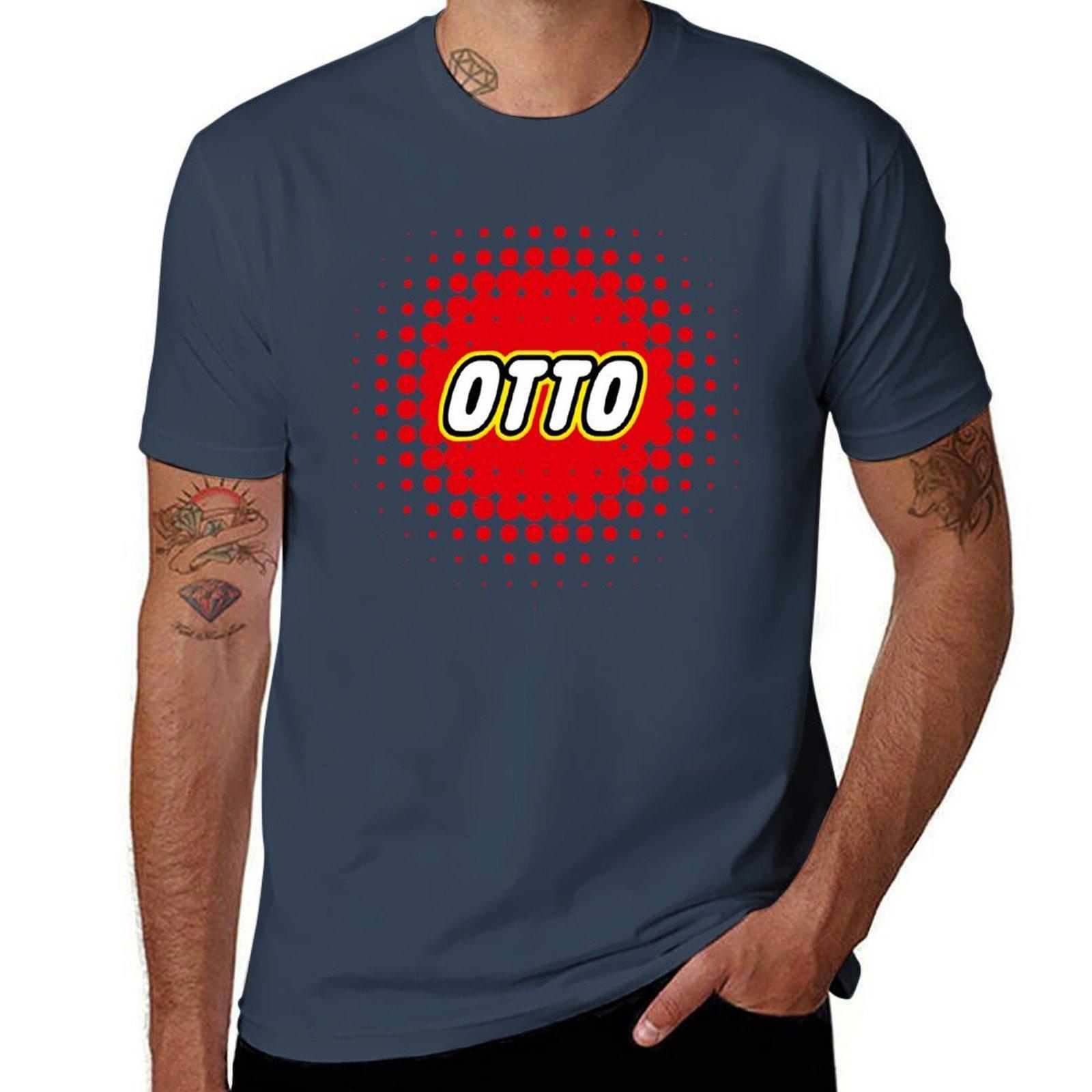 Otto Is Not To Old For Cool Bricks HBD Otto TShirt Casual Lightweight Short Sleeve Top S