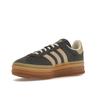 Adidas Gazelle Bold Grey Magic Beige Gum Damen Sneakers Grau-Sechs Creme-Weiß DE0428