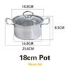 Small Hot Pot Special pot for induction cooker Self- hotpot Single person mini One person pot Commercial soup pots