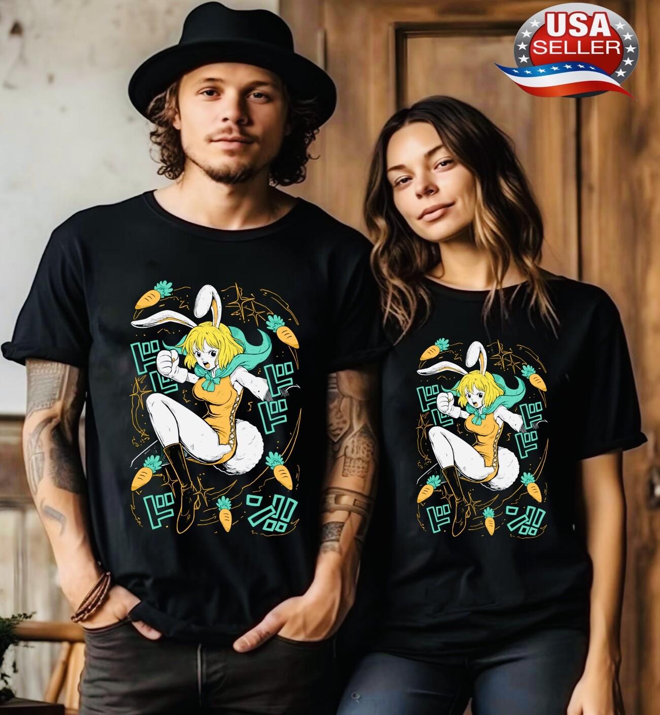 Carrot anime T-Shirt Mens Womens Tees Top, Girl Anime Manga Pirate ,Christmas gifT Shirt Mens Womens Tees Top 4XL