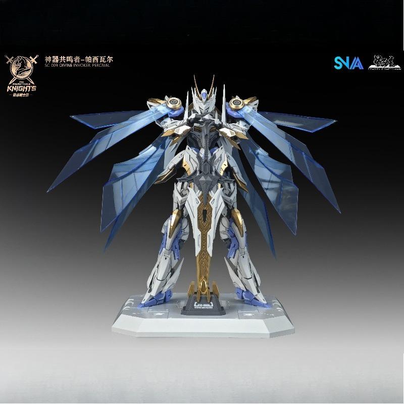 SNAA  Knights of The Round Table Series Percival Figure Assembly Model Toys Collectible Model Ornaments Gifts