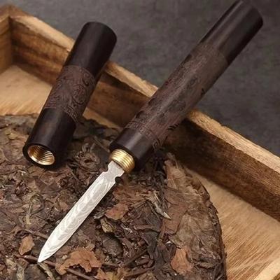 Chinesisches Teemesser aus Holz, Nadel, Zubehör für die Teezeremonie, Puer-Messer, Shu Sheng, roher Puerh-Teekuchen, Pu Er Erh, Würfelschneider, Teewerkzeug
