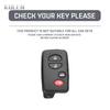 Tpu Car Remote Key Cover Case Shell Fob For Toyota Camry Prius Land Cruiser Prado 150 Crown Rav4 Corolla For Subaru Foreste Xv
