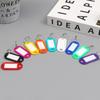 30Pcs Colorful Plastic Keychain Key Tags Label Numbered Name Baggage Tag Id Label Name Tags With Split Ring
