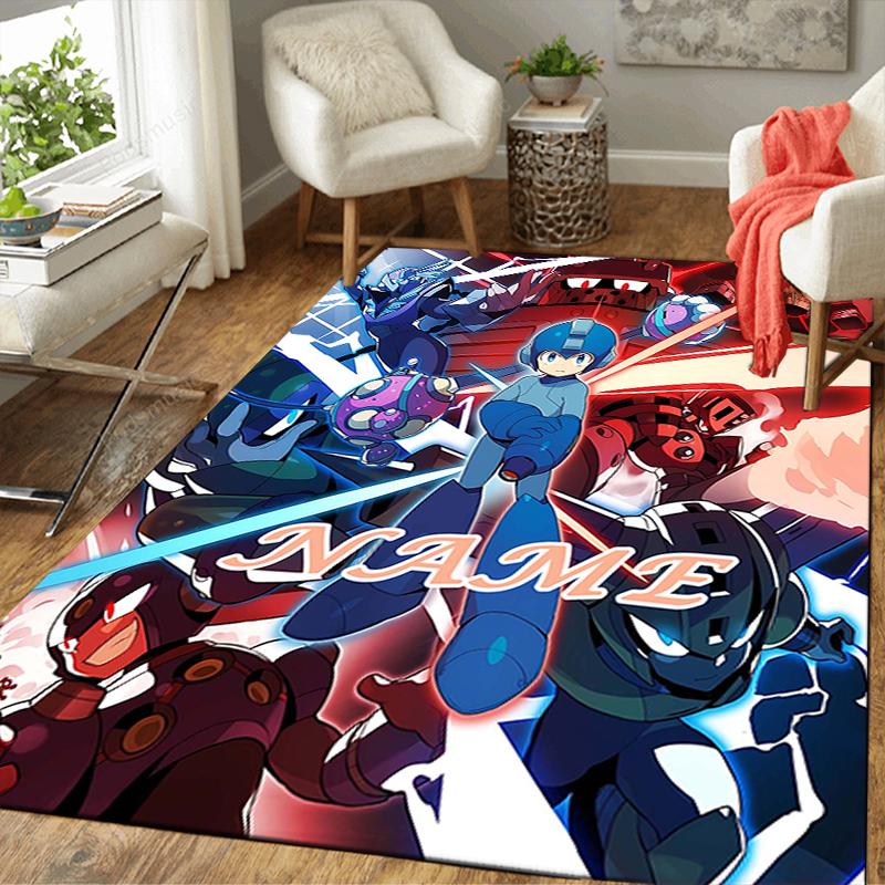 Custom 1Pc Mega Man Adventure Rug Office Carpet Indoor Outdoor Entrance Doormat Nonslip Soft And Comfortable Living Room D2915183