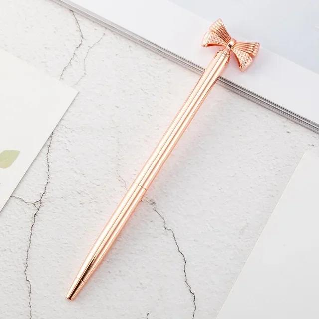 Kawaii Cute Bow Ball Pens Ballpen Fashion Girl Ballpoint Pens Pens for School Supplies Office Korean Creative Stationery