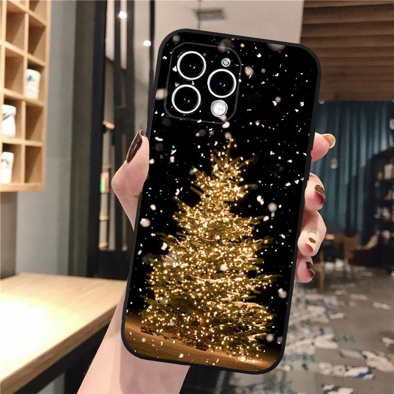 Christmas Tree Phone Case For iphone 17 Pro Max Air 16 15 14 13 Pro Max 15 16 Pro 15Plus