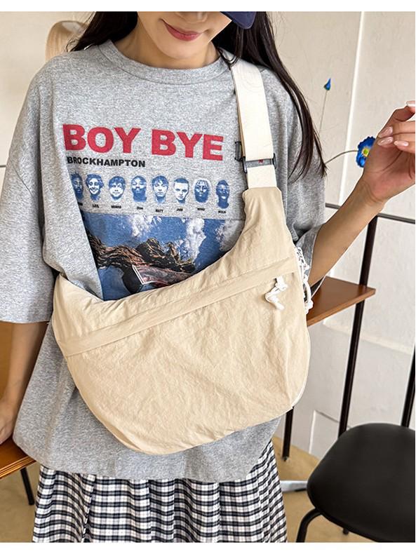 Japanese-Style Nylon Dumpling Bag - Large Capacity Youth Trend Crossbody and Shoulder Bag