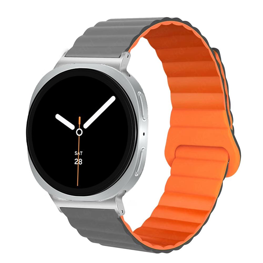 Magnetic Band For Samsung Galaxy watch 8/8 classic/ultra 44mm 40mm 46mm 47mm Silicone wrist bracelet correa Galaxy watch8 Strap