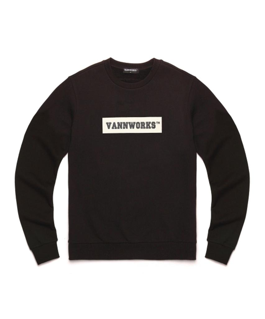 VANNWORKS Big Box Logo Sweatshirt_Beige(V15Ts419)