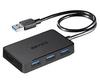 Buffalo BUFFALO Bus Powered 4 Port Hub with Magnet Black BSH4U300U3BK USB3.0