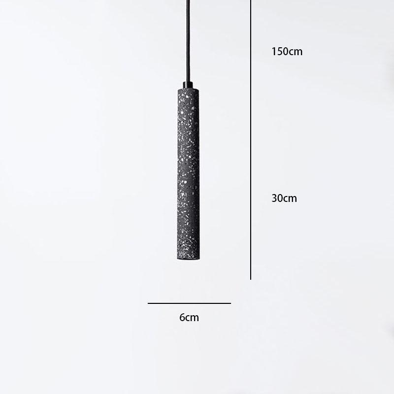 Minimalist Terrazzo Cement Pendant Light for Coffee Shops & Bedrooms