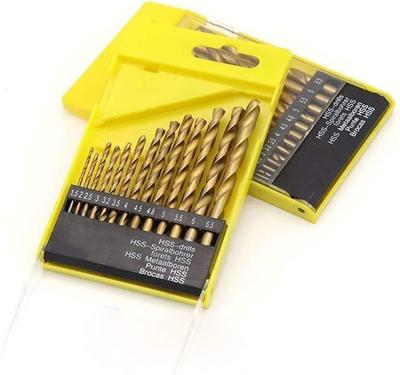 13-Piece High-Speed Steel Twist Drill Bit Set 1.5-6.5mm