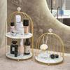 Birdcage Skincare Organizer: Bathroom Cosmetics Rack & Dressing Table Storage