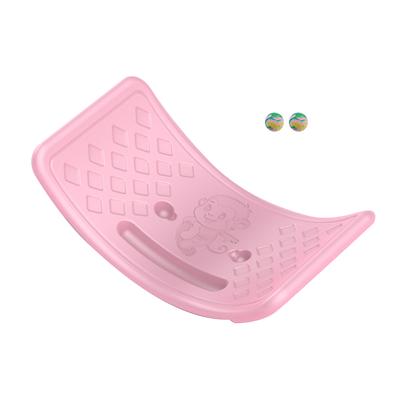 Balanční houpací deska plastová pro děti, batolata, dospívající Balanční tréninková deska s elastickým míčkem