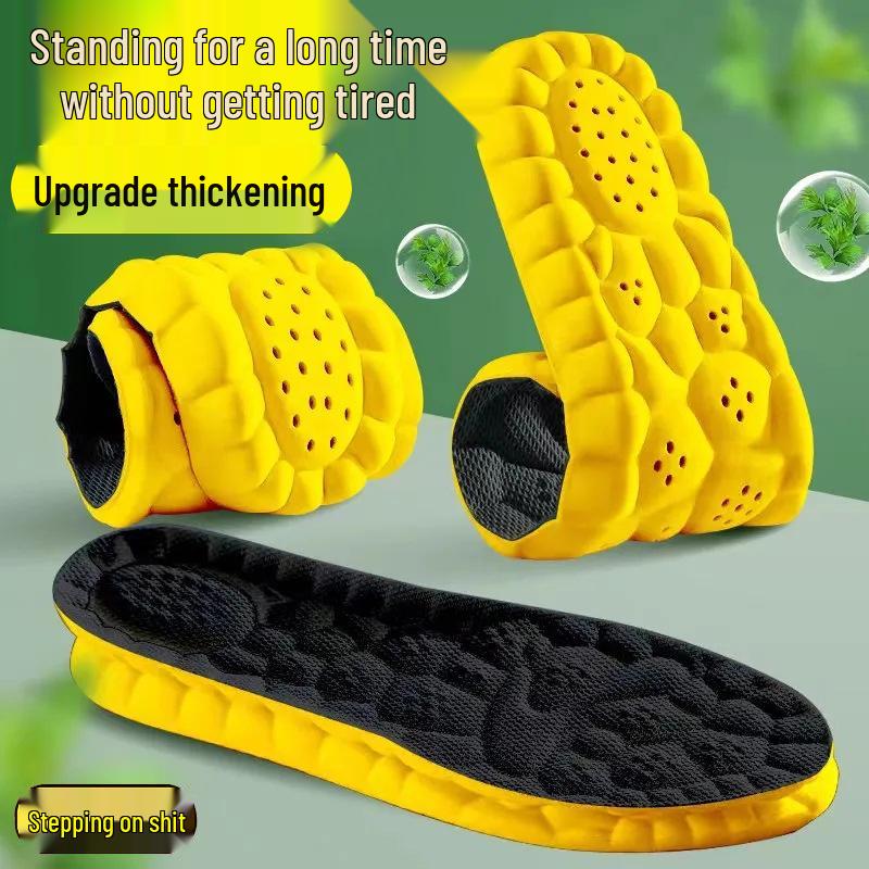 Military Training Insoles - Odor-Resistant, Breathable, Sweat-Absorbing, Shock-Absorbing for Long-Lasting Comfort in Men's & Women's Sports.