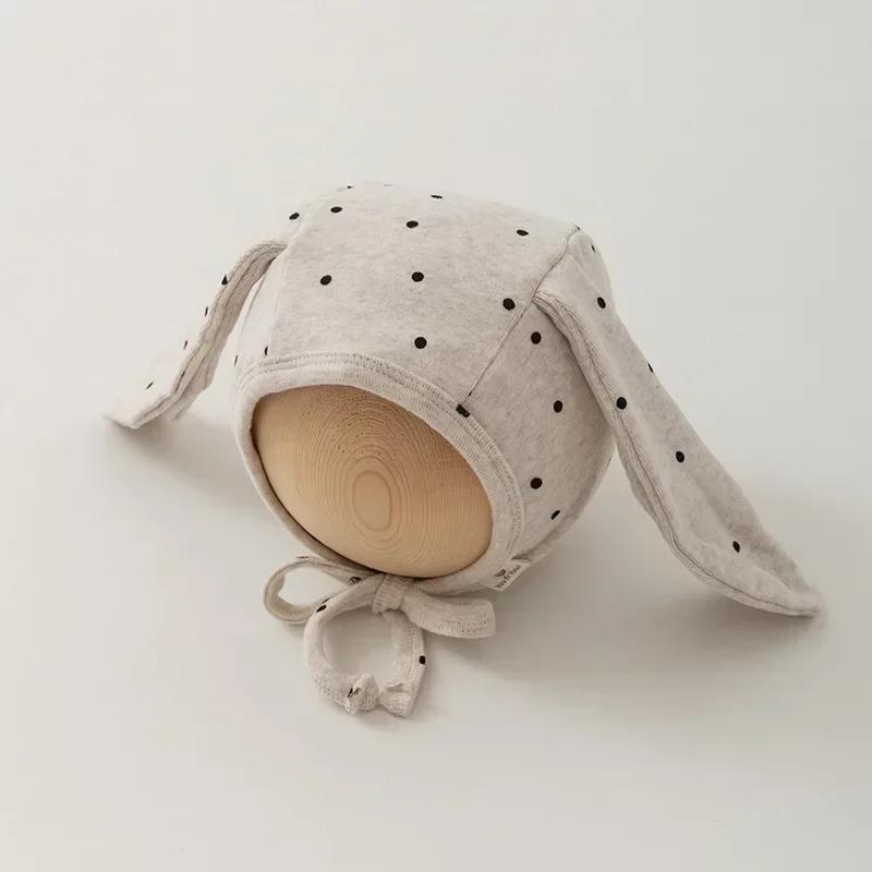 

1 шт. Милая мультяшная модная шапочка для новорожденных, шапочка с ушками мишки и зайчика, реквизит для фотосъемки младенцев, шапка из мягкого хлопка для малышей 0-12 Month