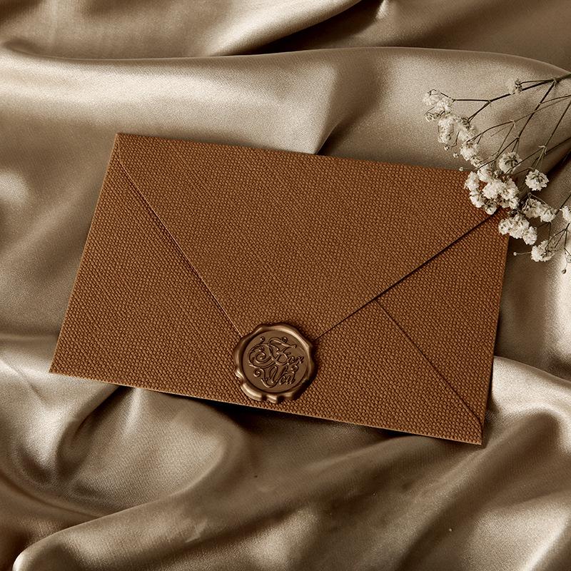 Sada listov s konopnou textúrou: Pečatidlo s voskom a pozvánky v retro štýle