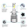 2 adet 12V 7200LM H4 H7 Coche Led Led Far Lambası H1 H13 H8 H9 H11 9005 HB3 9006 HB4 6000K 72W 12V 7200LM Otomatik Farlar