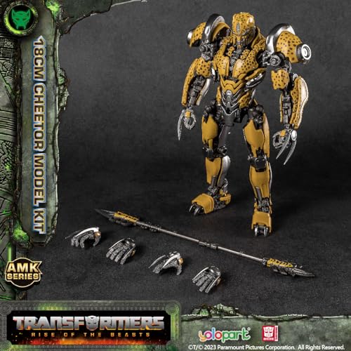 Doyusha Transformers/Beast Awakening 05 Cheetah, approximately 18cm tall, pre-painted plastic model