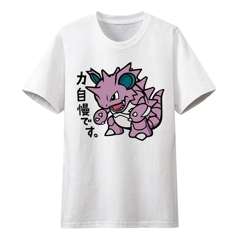 Pokemon Anime Mens Kids Tshirt Cotton Shortsleeved Pikachu Male and Female Fire Dragon Pokemon Pet Clothing Y2k Summer