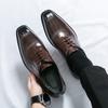 Fashion Fashion Walking Elegant Oxford Shoes Classic Men's Leather Casual Shoes British Style Formal Dress Footwear Male Business Shoe