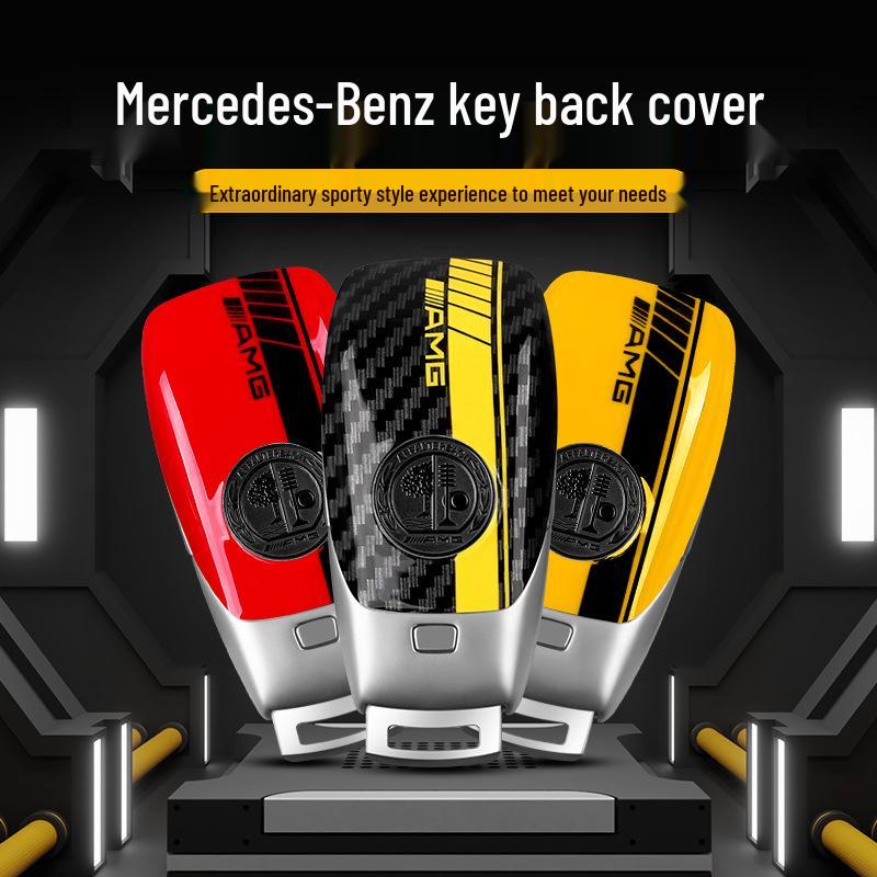 Mercedes Key Shell: A-Class, C-Class, E-Class, GLC300/E300L Replacement AMG Cover