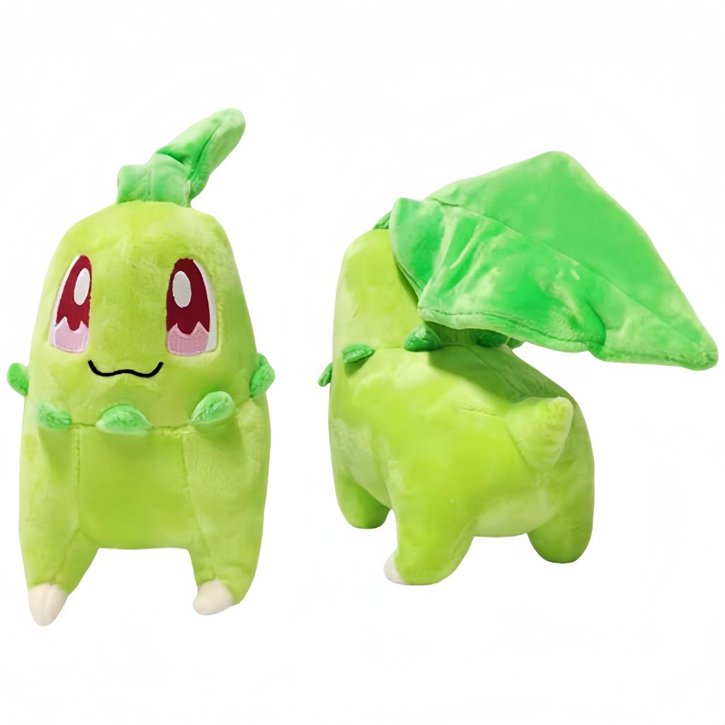 Chikorita Plushie Totodile Peluche Squirtle Bulbasaur Charmander Cyndaquil Plush Stuffed Toys Hobbies Collection Gift