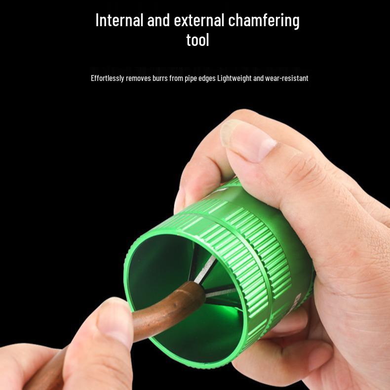 Copper Tube Burr Chamfering Tool ST-209: Internal/External Deburring and Air Conditioning Tube Scraper