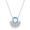 Swarovski Idyllia Shell Shaped Decorative Necklace Women necklace Silver 5689195