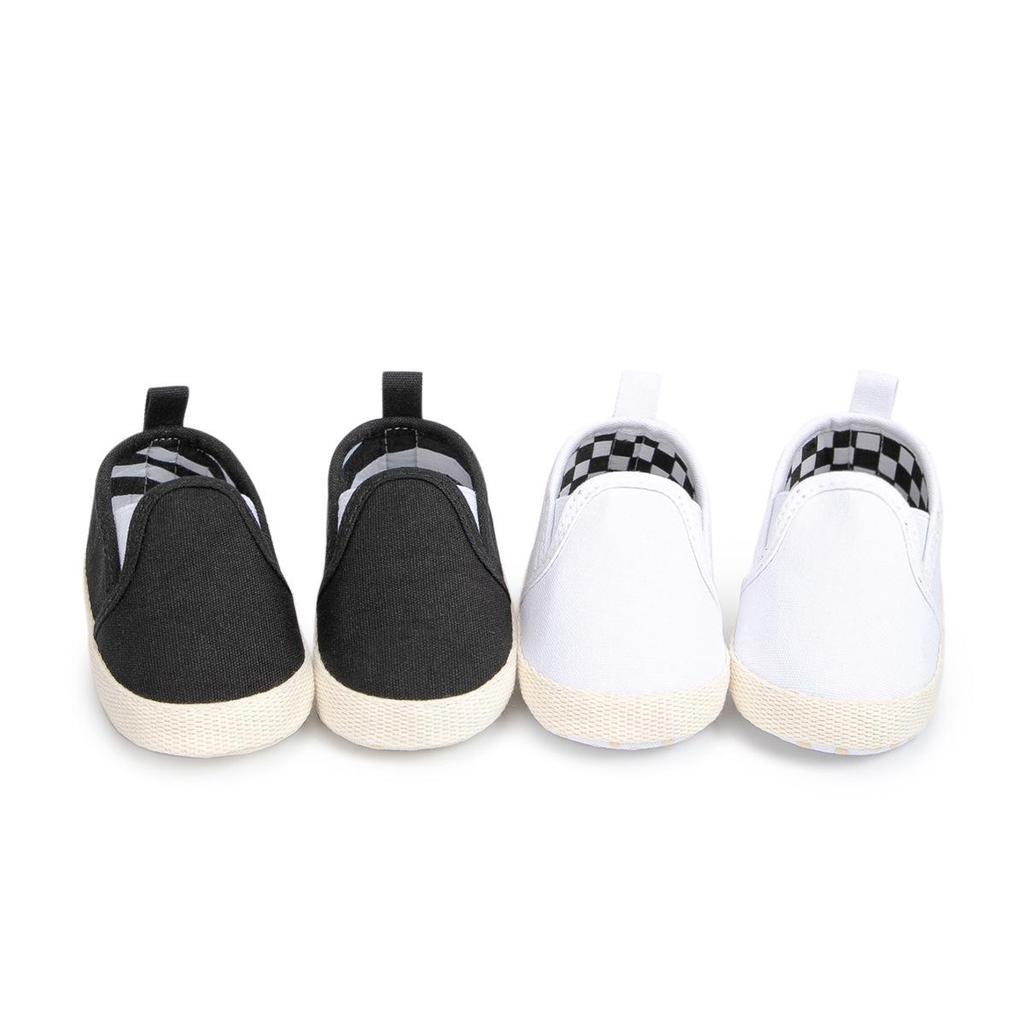 Casual Canvas Slip-On Shoes for Baby Boys, 0-1 Year, Soft Sole, Versatile Style
