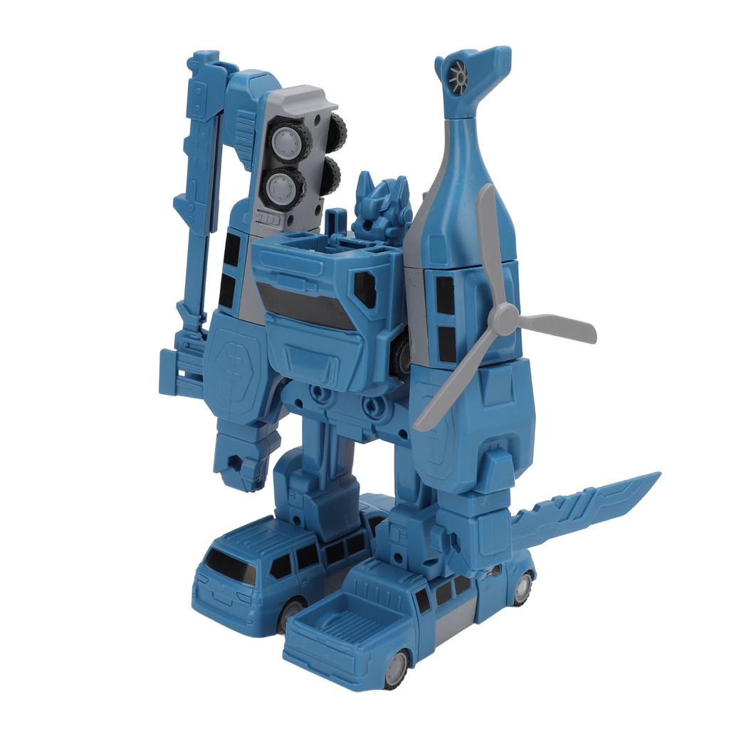 Magnetic Assembled Toy Transforming Robot Car Kids Splicing Vehicle for Daily Entertainment and Skil