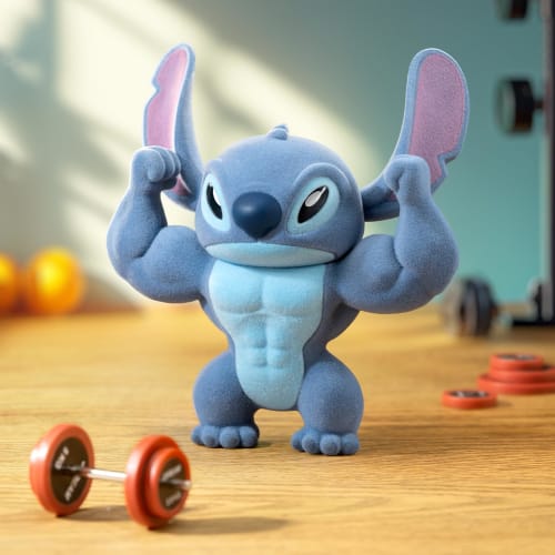 52TOYS BLINDBOX The Cute Stitch Series Blind Box Trading Figure, Collectible Figure, Stitch Figure, Pre-painted Gachapon Figure, Perfect Gift for Anim