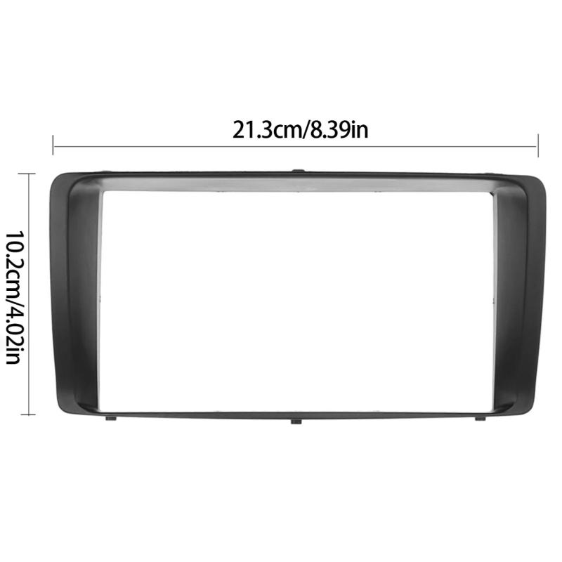 Seamless 2 DIN Plastic Fascia Panel For Aftermarket Car Stereo In 2003 2006 Models