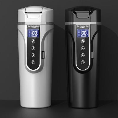 Water Milk Warmer Bottle with LCD Display Temperature Car Kettle Coffee Tea Mug