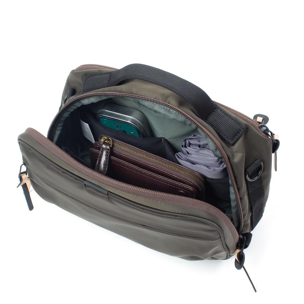 DSBK Rectangle-SL Shoulder Bag, Water-Repellent, High-Density Nylon Twill, JXF-3434 (Navy)