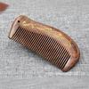 Exquisite Phoenix Style Black Gold Sandalwood Comb: Anti-static Massage, 13cm Portable Wooden Gift.